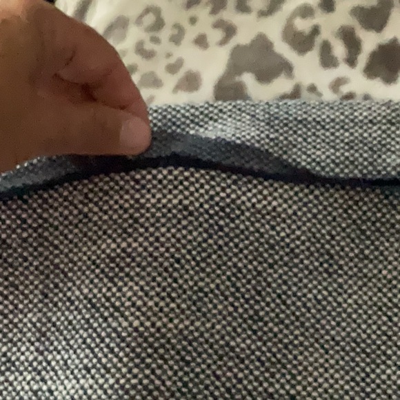 Elizabeth and James Navy and White Pencil Skirt, size M - Picture 6 of 6